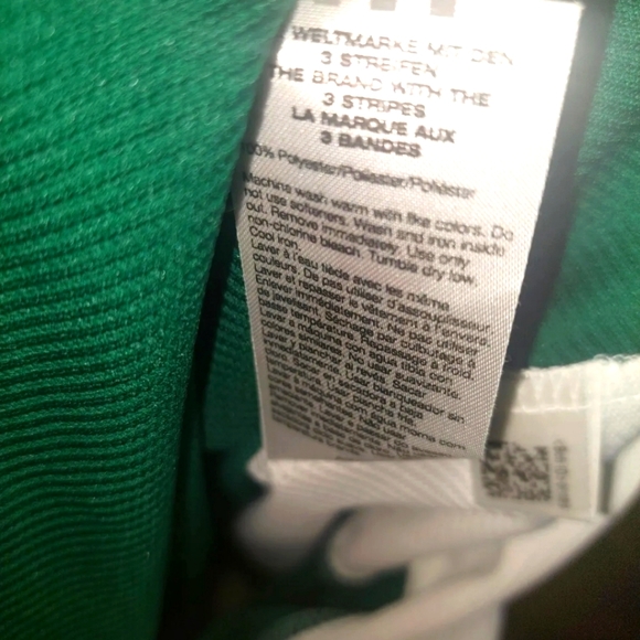 adidas Forest Green/White Mens XL Soccer/Football Jersey Climalite - Picture 6 of 7